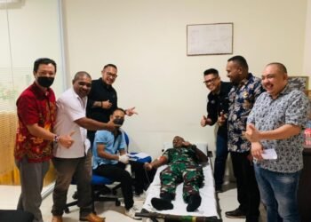 Rayakan HUT ke-9,  Bank Panin Timika Gelar Donor Darah