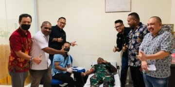 Rayakan HUT ke-9,  Bank Panin Timika Gelar Donor Darah