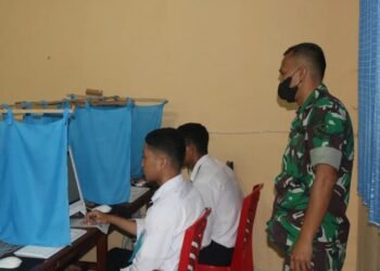 Dipsiau Mabesau Pantau Tes Casis Bintara PK TNI AU Gelombang II Tahun 2022 di Timika