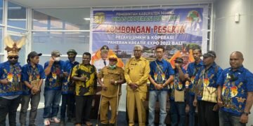 15 Pelaku UMKM dan Koperasi Ikut Pameran Kreatif Expo 2022 di Bali, Plt Bupati Mimika Pesan Jaga Sikap dan jadi Contoh