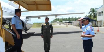 Asops Kasau Kunjungi Lanud Yohanis Kapiyau Timika