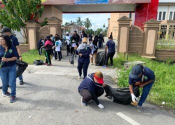 Sambut HUT HKN ke-58 dan Muscab, Hakli Mimika Gelar Kerja Bakti dan Gerbak Malaria