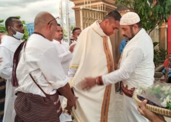 Rangkaian Perayaan Tahbisan dan Syukuran Imam Baru  Pastor Imanuel Richardus Buang Lela, Pr Berlangsung Meriah