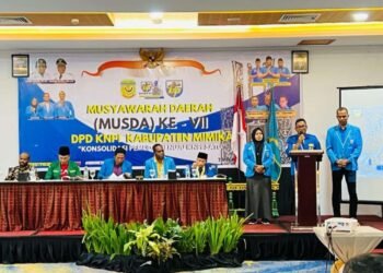 Pj Bupati Mappi, Michael Gomar Mengakhiri Tugasnya sebagai Ketua DPD II KNPI Mimika