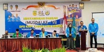 Pj Bupati Mappi, Michael Gomar Mengakhiri Tugasnya sebagai Ketua DPD II KNPI Mimika