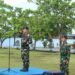 Pimpin Upacara Bendera Mingguan, Danlanud Yohanis Kapiyau Pesan Anggotanya Lebih Jeli, Teliti dan Peduli Terhadap Lingkungan