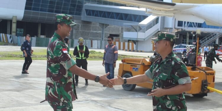 Pangkoopsud  III Kunjungi Lanud Yohanis Kapiyau Timika