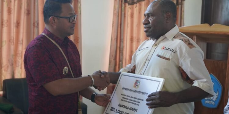Pemkab Mappi Beri Hibah Rp2 Miliar untuk KPUD dan Bawaslu