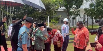 Penjabat Bupati Mappi Ikut Dampingi Kunker  Wapres RI Ma’ruf Amin di Merauke, Papua Selatan
