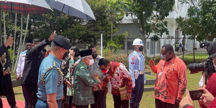Penjabat Bupati Mappi Ikut Dampingi Kunker  Wapres RI Ma’ruf Amin di Merauke, Papua Selatan