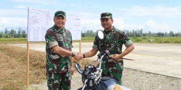 Kasau Beri Bantuan Kendaraan kepada 12 Pos Satgas Kopasgat Papua
