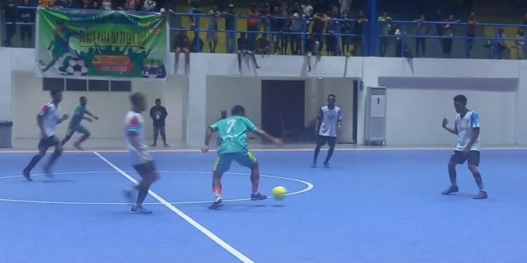 Babak Penyisihan Hari Kedua Futsal Demo Nara Cup II Berlangsung Sengit, Tim Gelekat Lewo, Kanada, Ngada A, Motang Rua, Lembata B dan Amuna Berhasil Tumpaskan Lawan