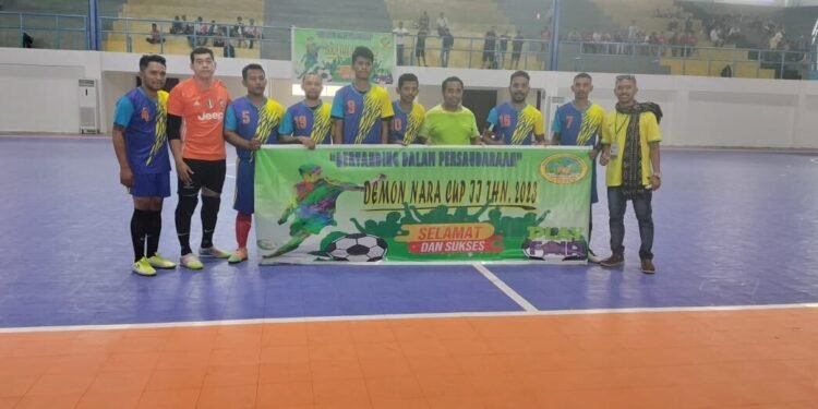 28 Tim Bertanding di Turnamen Futsal Demonara Cup II, Ketua Lamholot Mimika Pesan Ini Ajang Persaudaraan Junjung Tinggi Sportivitas