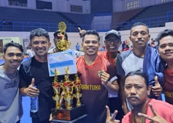 Larantuka Juarai Turnamen Futsal Demo Nara Cup II di Timika