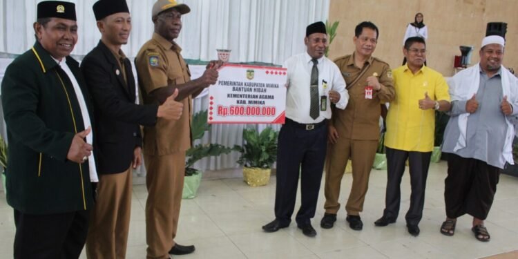 Kementerian Agama Mimika Terima Dana Hibah Rp600 Juta dari Pemkab