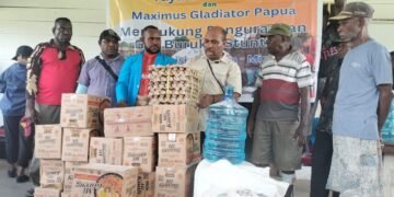 Rumah Sagu di Kekwa Produksi 90 Ton Tepung Sagu, Maximus Tipagau Bagikan ke 13 Kampung di Pesisir