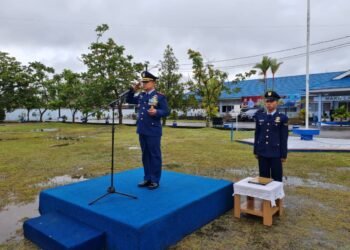 Danlanud Yohanis Kapiyau Timika Pimpin Peringatan ke-76 Hari Bakti TNI AU