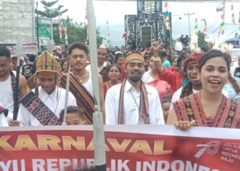 Anggota DPRD Yohanes Felix Helyanan Apresiasi Antusias Warga Mimika Meriahkan HUT RI ke-78