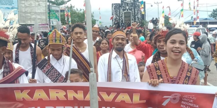 Anggota DPRD Yohanes Felix Helyanan Apresiasi Antusias Warga Mimika Meriahkan HUT RI ke-78