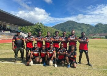 Ikut Turnamen Rektor Uncen Cup 1 di Jayapura, Tim Rugby Bugin Me dari Banti, Mimika Raih Juara Dua