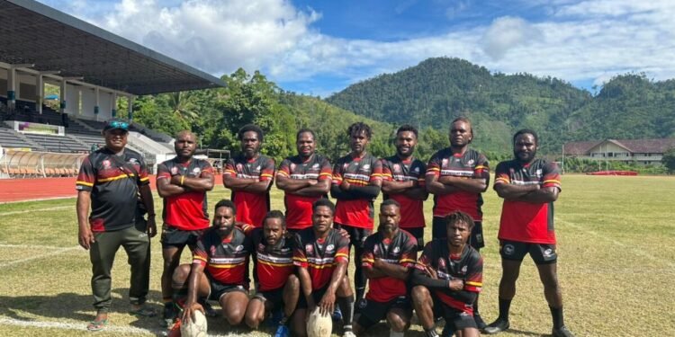Ikut Turnamen Rektor Uncen Cup 1 di Jayapura, Tim Rugby Bugin Me dari Banti, Mimika Raih Juara Dua