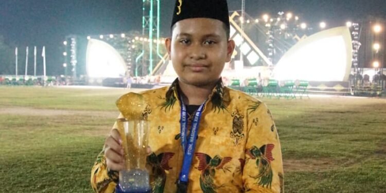 Syahrul Maulana Ismail, Murid SMP Integral Hidayatullah Timika Raih Juara Dua pada Ajang STQH Nasional di Jambi