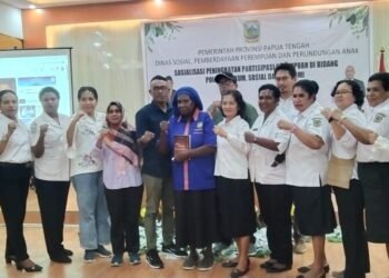 Pengurus Perkenalkan JMSI pada Sosiaslisasi  Peningkatan Partisipasi Perempuan di Bidang Politik, Hukum, Sosial dan Ekonomi yang Digelar Pemprov Papua Tengah