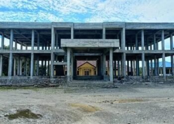 Pembangunan Kantor Distrik Wania Sudah 60 Persen,  Target Awal 2025 Sudah Digunakan