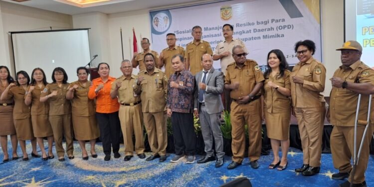 Hadirkan BPKP Papua, Inspektorat Mimika Gelar Sosialisasi Manajemen Risiko bagi Pimpinan OPD