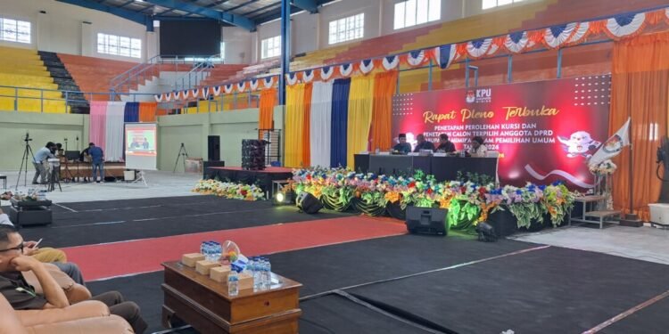 KPU Mimika Tetapkan 35 Calon Terpilih Anggota DPRD Mimika Periode 2024-2029