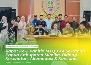 Panitia Rencana Gunakan Lima Venue untuk Pagelaran MTQ XXX se-Tanah Papua di Timika
