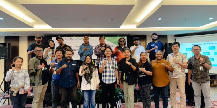 Berkolaborasi dengan JMSI, BPJS Kesehatan Mimika Gelar Sosialisasi Program JKN kepada Sejumlah Media Online di Timika