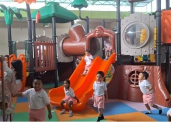 Trial Class Sekolah Kalam Kudus Timika, Tumbuh Kembangkan Semangat Anak Bermain dan Belajar