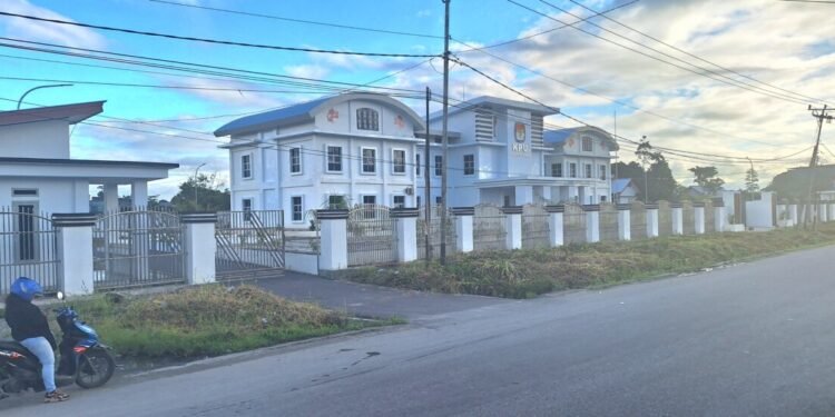 Kantor KPU Mimika yang Baru Digunakan Bulan Agustus 2024