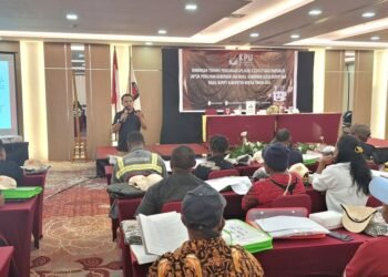 Gelar Bimtek e-Coklit, Komisioner KPU Mimika Harapkan Pantarlih Bisa Kerja Maksimal