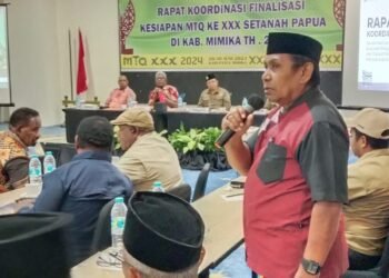 Rakor Finalisasi Kesiapan MTQ XXX Tingkat Provinsi se-Tanah Papua, Bupati Mimika Cek Kesiapan Panitia Pelaksana