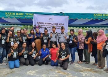 Rayakan HUT ke-2, Jurnlis Perempuan Mimika Berbagi Kasih dengan Warga Binaan di Lapas Timika