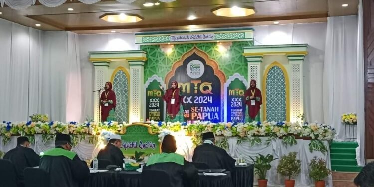 Perlombaan MTQ XXX Tingkat Provinsi se-Tanah Papua di Timika Hari Pertama Berjalan Lancar, Hasilnya Diumumkan saat Seremoni Penutupan