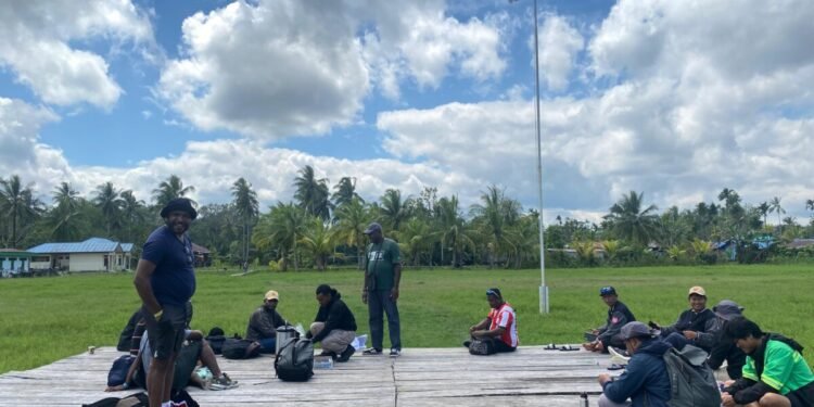 KPU Mimika Sosialisasikan Pencegahan dan Penanganan Masalah Pemungutan Suara di Wilayah Pesisir