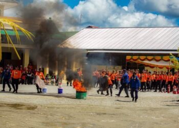 Senkom Mitra Polri Mimika Gelar Diklat Damkar, BPBD Apresiasi Ormas yang Sukarela jadi Mitra untuk Bantu Masyarakat