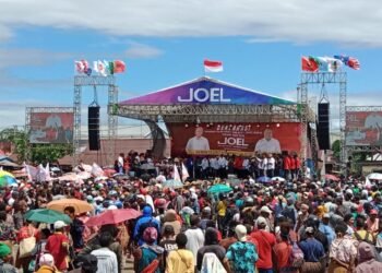 Deklarasi ‘Joel’, Lapangan Pasar Lama Tidak Mampu Tampung Lautan Massa Pendukung