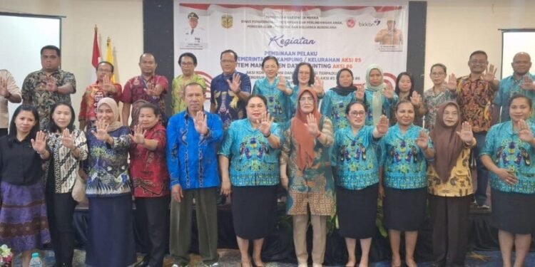 DP3AP2KB Kabupaten Mimika Fasilitasi Pemaparan Hasil Penanganan Stunting oleh OPD Terkait