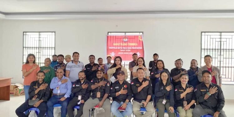 PPD Mimika Baru Gelar Rapat Pleno Terbuka Rekapitulasi DPHP, 105.626 Pemilih Terdaftar