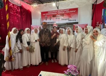 Didampingi Emanuel Kemong, Johannes Rettob Resmikan Sekretariat Tim Pemenangan Gercep Jiwa Raga untuk JOEL, Dirangkai dengan Pelantikan Majelis Taklim Komunitas Ar Raudah dan Maulid Nabi Muhammad SAW 12 Robiul Awal 1446 Hijriah