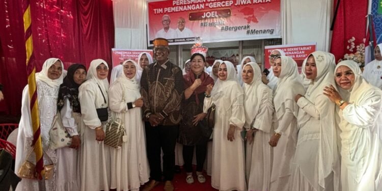Didampingi Emanuel Kemong, Johannes Rettob Resmikan Sekretariat Tim Pemenangan Gercep Jiwa Raga untuk JOEL, Dirangkai dengan Pelantikan Majelis Taklim Komunitas Ar Raudah dan Maulid Nabi Muhammad SAW 12 Robiul Awal 1446 Hijriah