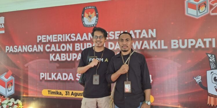 Awasi Pemeriksaan Kesehatan Tiga Bakal Paslon Bupati dan Wakil Bupati, Komisioner Bawaslu Mimika Sebut Sudah Dilakukan Sesuai Aturan