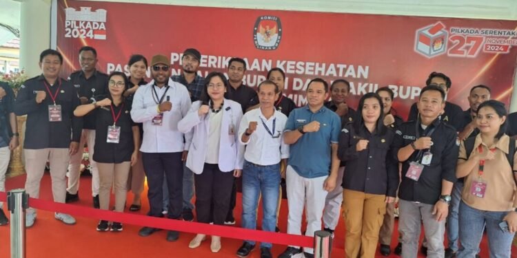 Pemeriksaan Kesehatan Tiga Bakal Paslon Bupati dan Wakil Bupati Mimika Sudah Tuntas Dilakukan, Ketua Tim Dokter Pastikan Semuanya Sehat