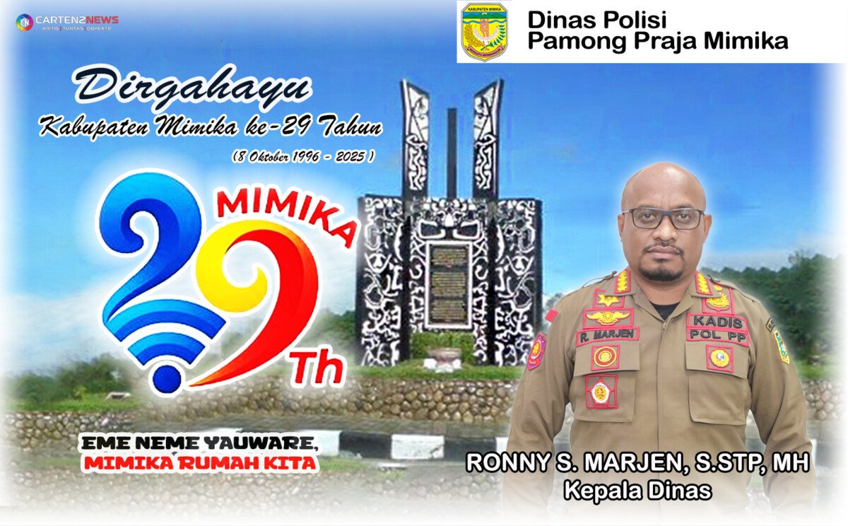 HUT Mimika 29 - Dinas POL PP