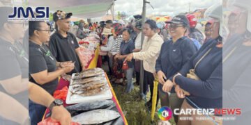 Parade Foto Disperindag Mimika Kolaborasi DKP dan DPK Mimika, Gelar Pasar Murah