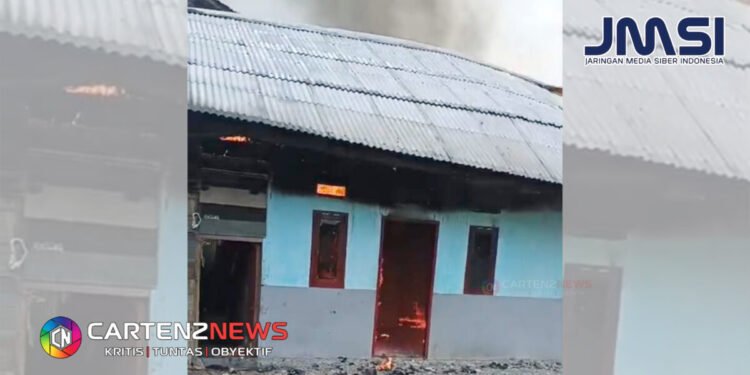 Rumah Kost di Yahukimo Dilalap si Jago Merah